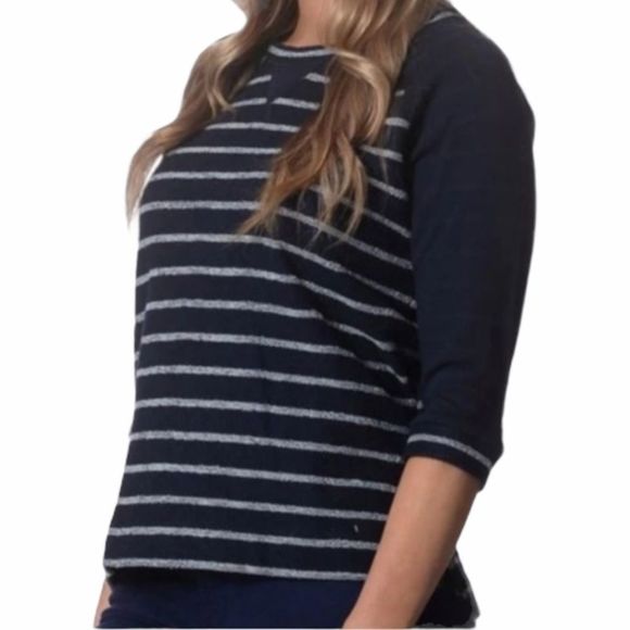 NWT NYDJ Mediterranean Striped Sweater - Picture 1 of 12